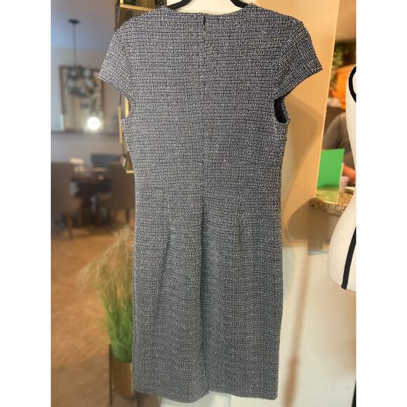 GRACE KARIN Vintage Tweed Defined Waist Hips-Wrapped Dress Gray Large - Picture 5 of 6